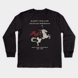 Headless Horseman Kids Long Sleeve T-Shirt